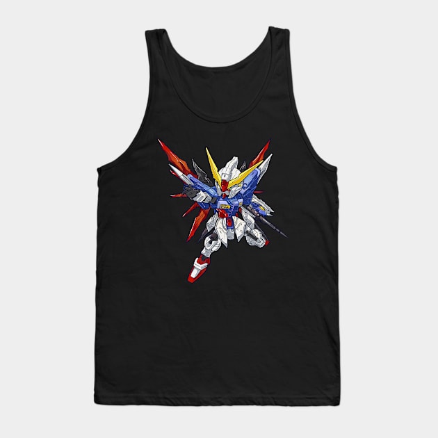 Destiny Gundam Deform Tank Top by RatjoenMerch